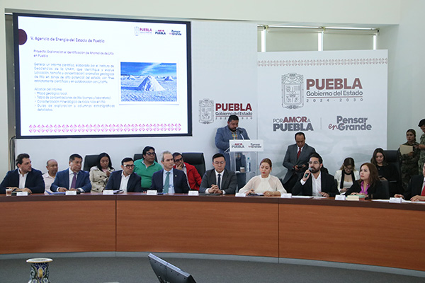 Gobierno de Puebla impulsa proyectos de litio y producción agrovoltaica