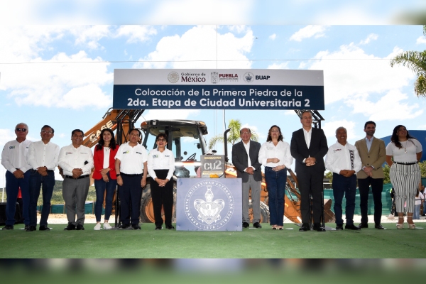 Encabeza Lilia Cedillo colocación de la primera piedra de la segunda etapa de CU2