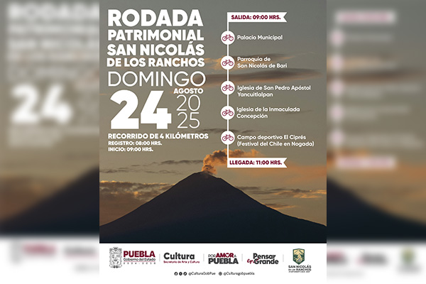 San Nicolás de los Ranchos alista rodada en Festival del Chile en Nogada