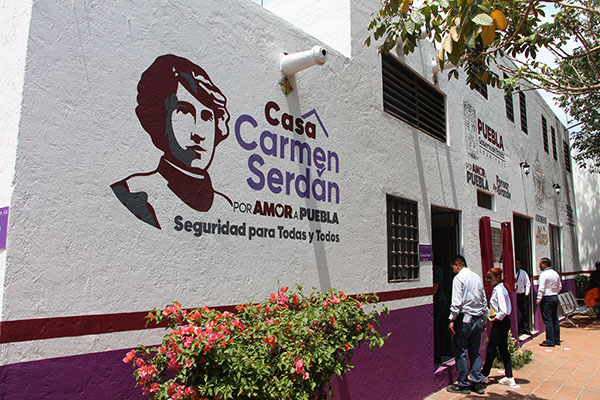 Feminicidios bajan más de 50 % en Puebla tras creación de Casas Carmen Serdán