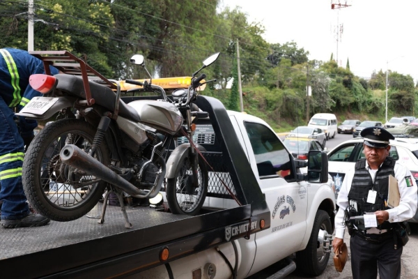 SSP inhibe la comisión de delitos con revisiones de motocicletas