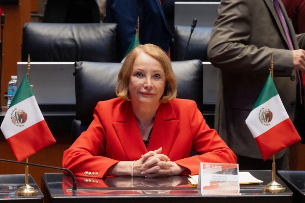 Morena elige a Laura Itzel Castillo como relevo de Noroña para presidir del Senado