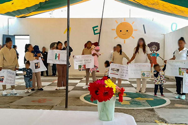 Arranca ciclo escolar en el CENDI del penal femenil de Ciudad Serdán