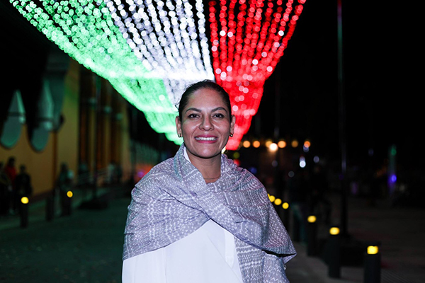 San Andrés Cholula se ilumina con espíritu patrio