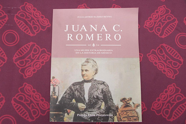 Gobierno estatal presentará libro sobre Juana C. Romero, escrito por Astrid Suárez
