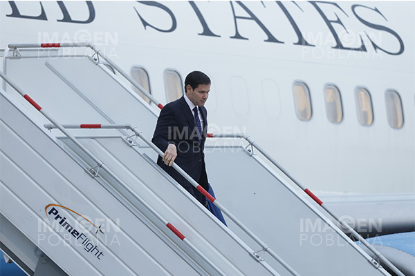 Marco Rubio enfoca visita a México en seguridad y migración