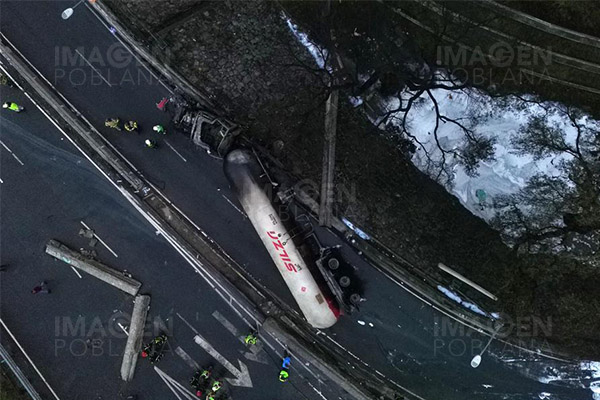 Exceso de velocidad, causa de accidente de pipa de gas en CDMX, dice primer dictamen