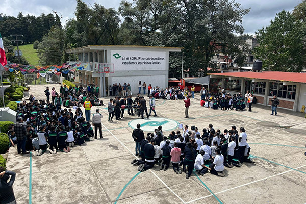 Refuerza Conalep Puebla cultura de protección civil