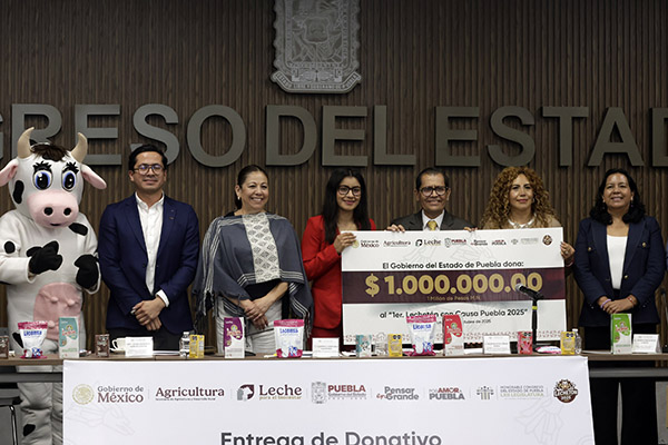 Puebla busca recolectar 50,000 litros de leche con el primer “Lechetón con Causa”
