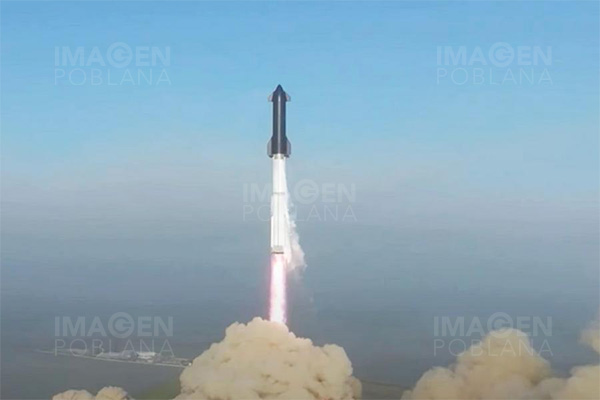 SpaceX lanza nueva prueba de vuelo de nave espacial Starship