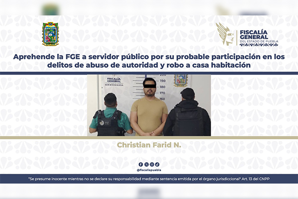 De servidor a ladrón: ministerial usó su arma para robar 50,000 pesos de una casa