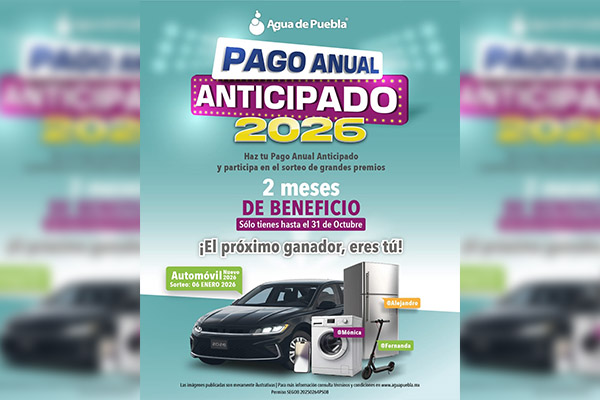 31 de octubre, último día para obtener 2 meses de beneficio con el “Pago Anual Anticipado 2026”