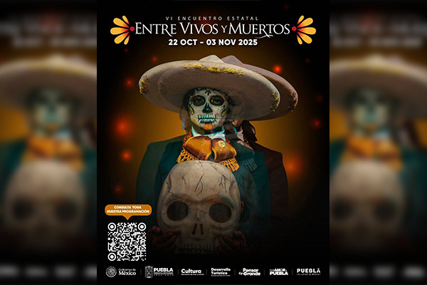 Iniciará en Puebla el sexto Encuentro Estatal “Entre Vivos y Muertos”