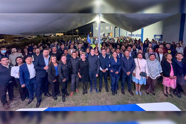 Mario Riestra encabeza toma de protesta del nuevo CDM del PAN en San Andrés Cholula