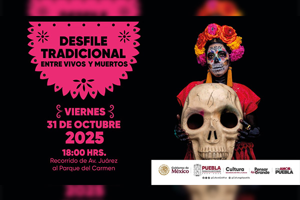 Gobierno del Estado invita al desfile “Entre Vivos y Muertos 2025”