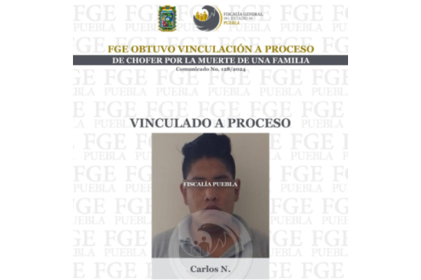 FGE obtuvo vinculación a proceso de chofer por la muerte de una familia